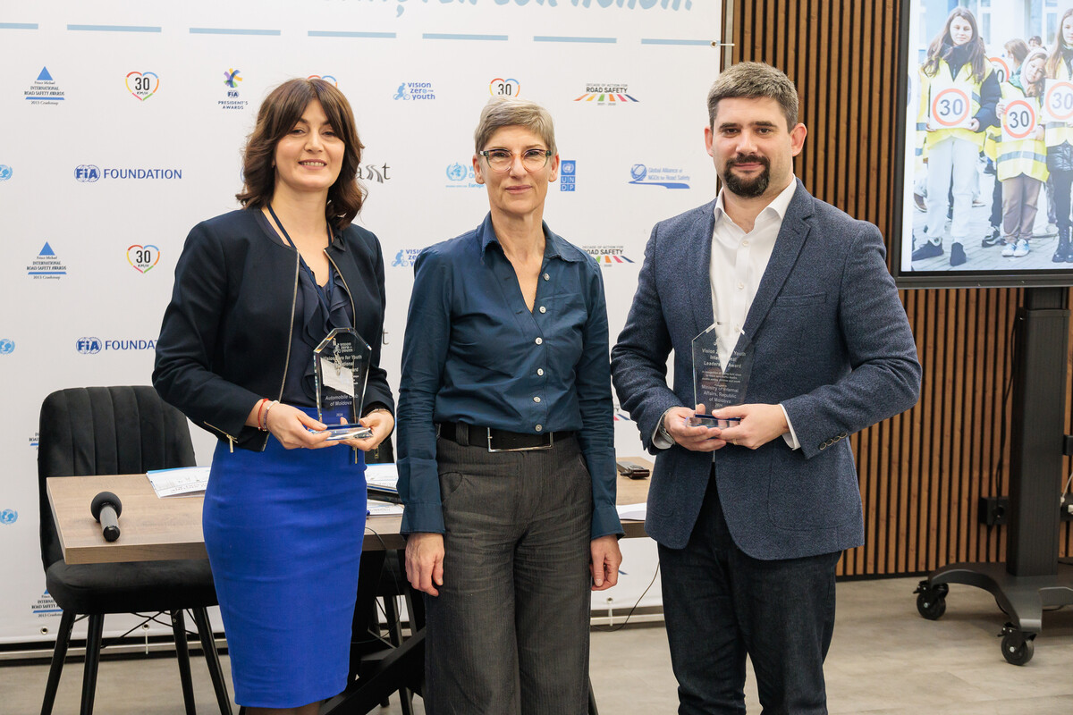 Moldova Recunoscută cu premiul Vision Zero for Youth International Leadership Award