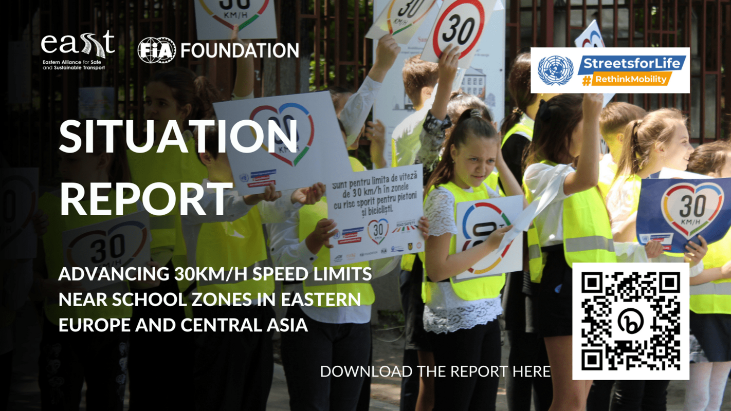 Situation Report: Advancing 30km/h speed limits around school zones in Eastern Europe and Central Asia