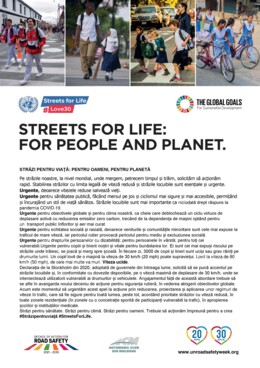 STRĂZILE PENTRU OAMENI ȘI PLANETĂ